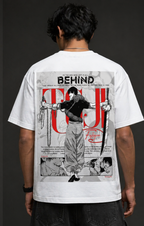 Toji Fushiguro Oversized T-Shirt – Anime Streetwear Back Print Edition