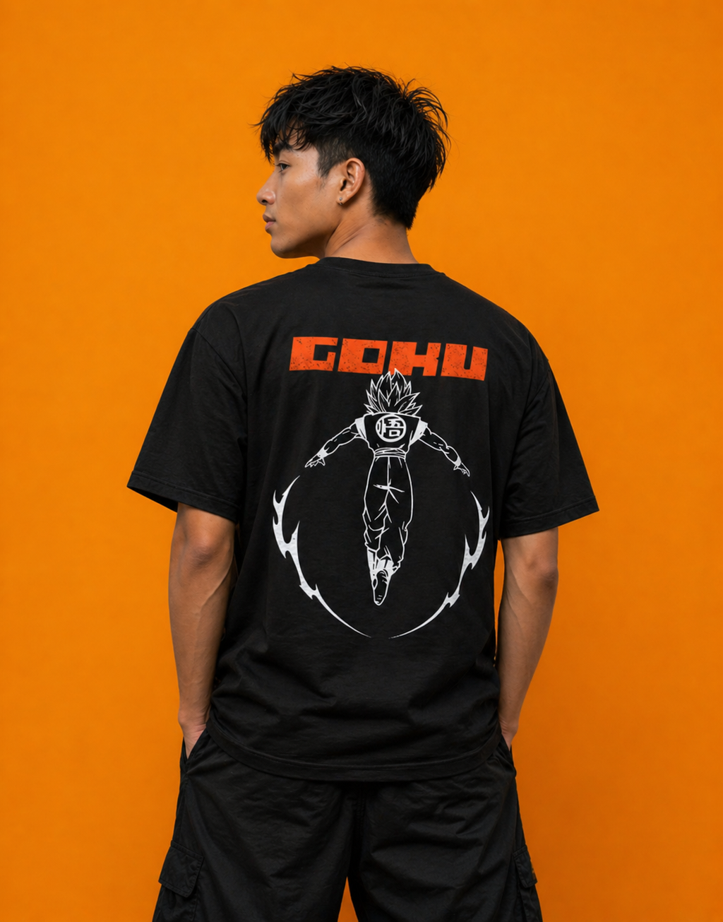 Kakarot Ascension Oversized T-Shirt – Anime Streetwear Edition