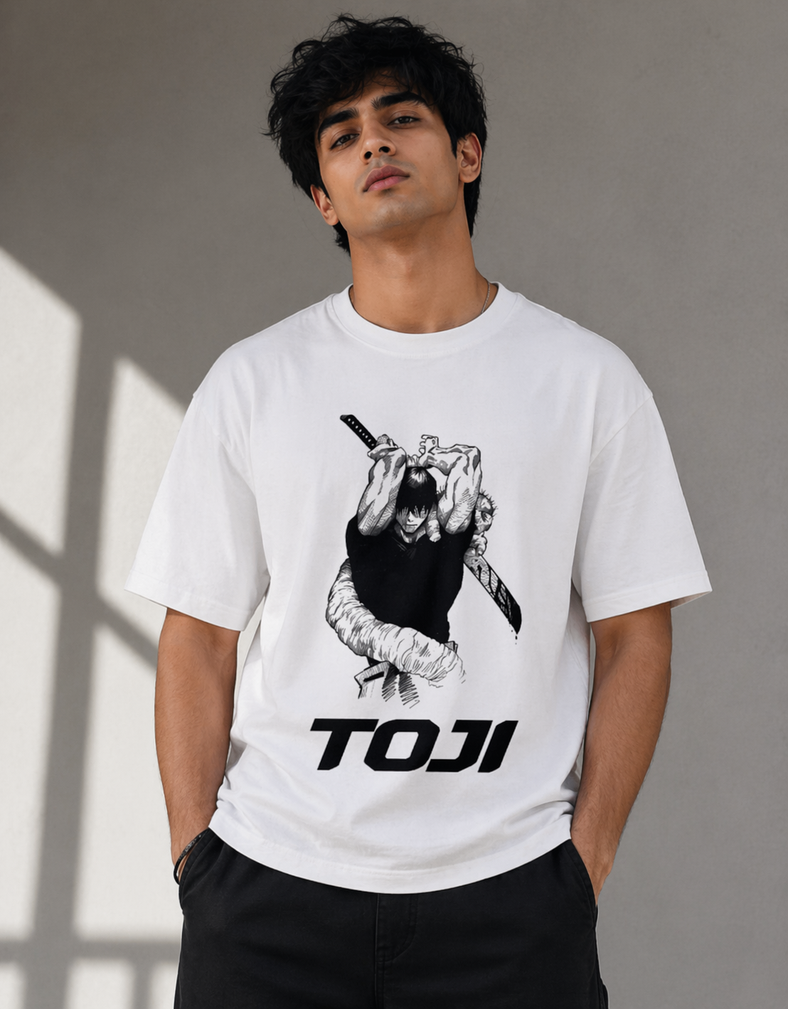 Silent Predator – Minimal Anime Graphic T-Shirt