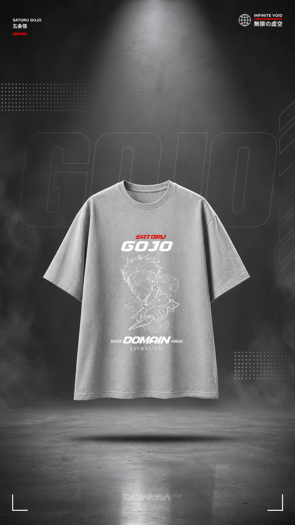 Gojo sotorou domian unisex t shirt